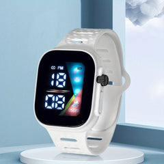 LED Electronic Watch Square Digital Student's Watch