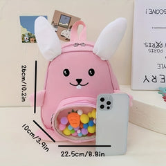 Kids' Cartoon Rabbit School Bag Lightweight Backpack