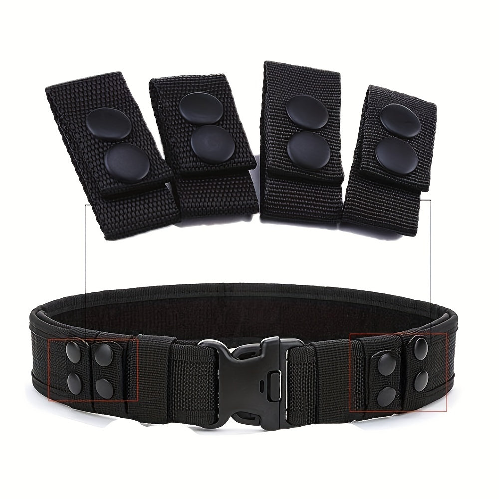 10pcs Pack Tactical Belt Snap Fixed Buckle Secure Comfort Fit