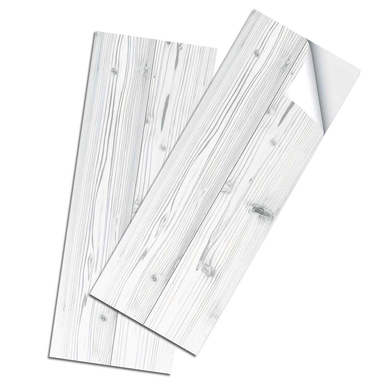 5pcs Peel And Stick Waterproof Wood Flooring Tile 0.7mm Self Adhesive