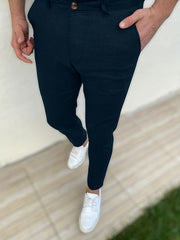 Men's Vintage Style Slim Fit Dress Pants