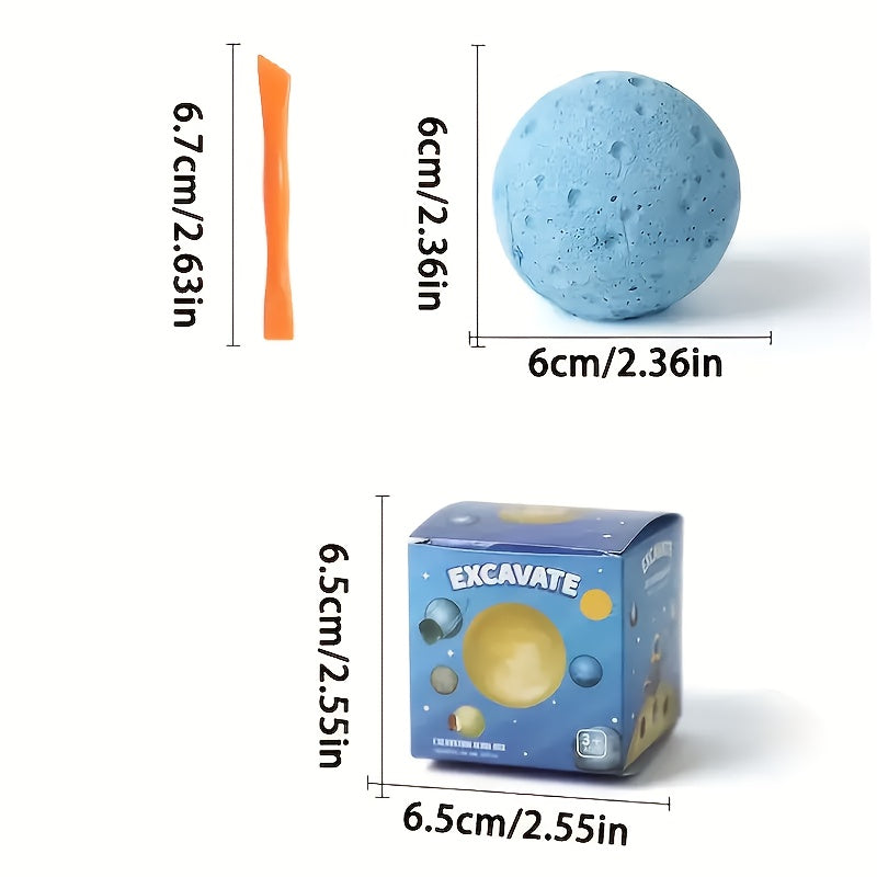 Synthetic Gemstone Mining Kit Planetary Science Educational Toy