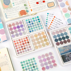400pcs Cartoon Dot Stickers Polka Dot Stickers For Planners Journaling