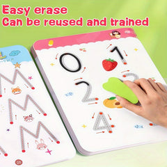 Reusable Educational Practice Books with Erasable Writing Trackpad