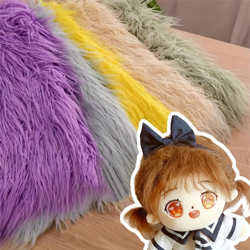 Cotton Doll Animal Hair Decoration Long Hair Roll Bundle Pillow Fabr