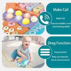 Baby Musical Phone Car Toy Educational Early Education Simulation Machine