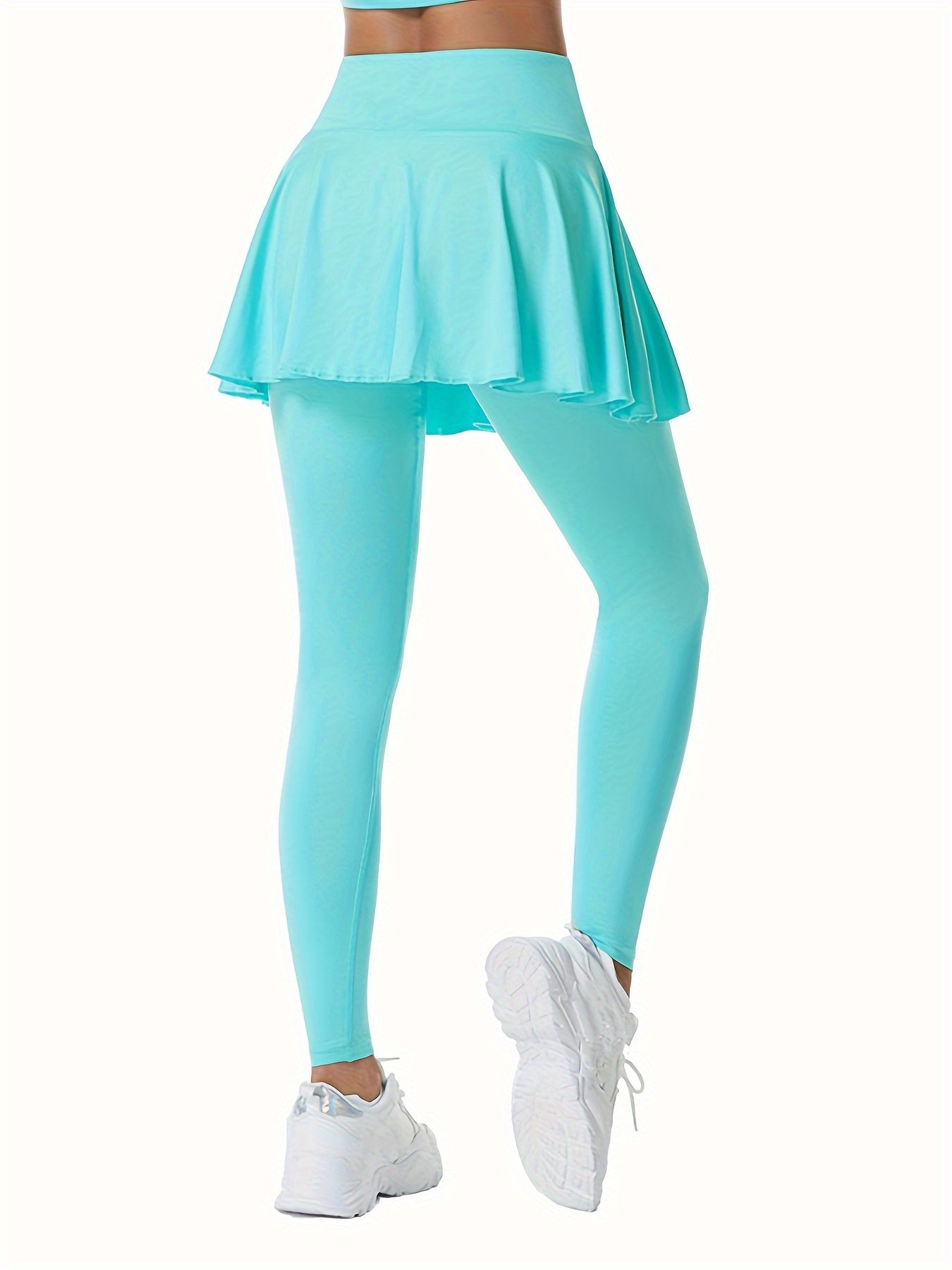 2 in 1 Sport Skorts Quick Dry Running Tennis Skirts With Leggings