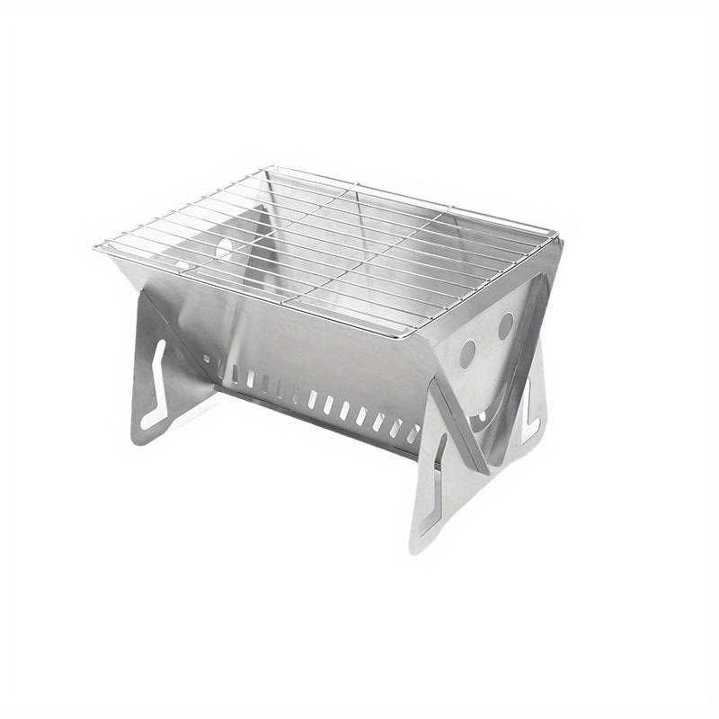 Removable Folding BBQ Grill - Outdoor Camping Stainless Steel Grill