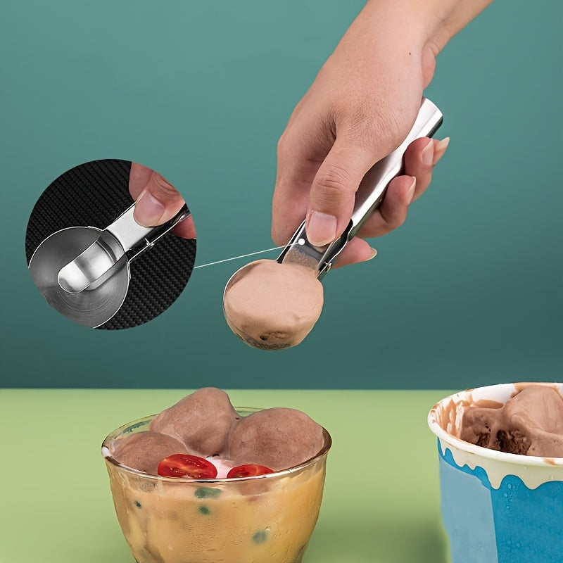 Stainless Steel Ice Cream Scoop and Ball Digger - Multifunctional Tool