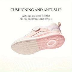 TARANIS Girls Low Top Mesh Sneakers Hook And Loop Fastener