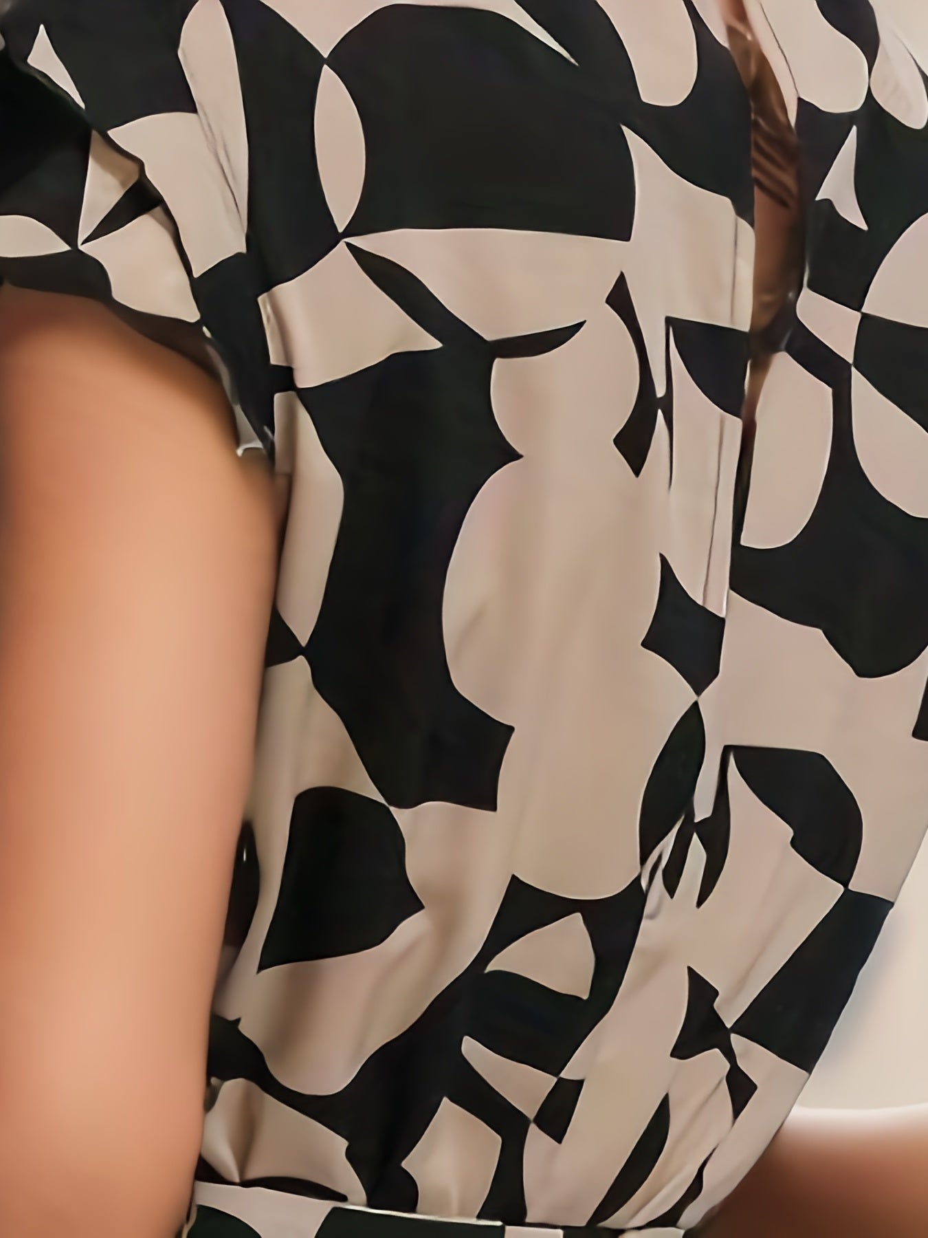 Floral Print Belted Romper Jumpsuit Casual Layered Flutter Sleeve Jumpsuit