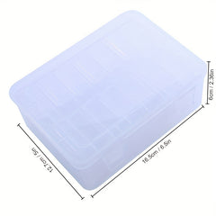 Clear Jewelry Storage Box Portable Organizer for Ring Pendant Earring & Necklace