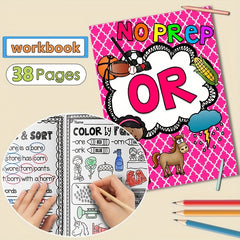 Phonics Workbook for Youngsters: Master 'OR' Sound Families with Fun Activities