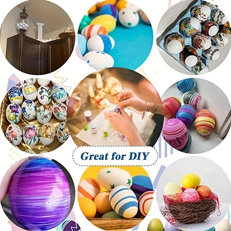 10 Pcs Easter Eggs for Kids DIY Crafts Painting Party Home Decor