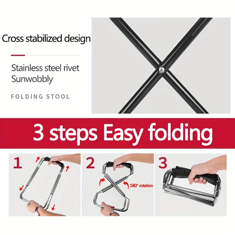 Portable Folding Pocket Stool for Outdoor Activities