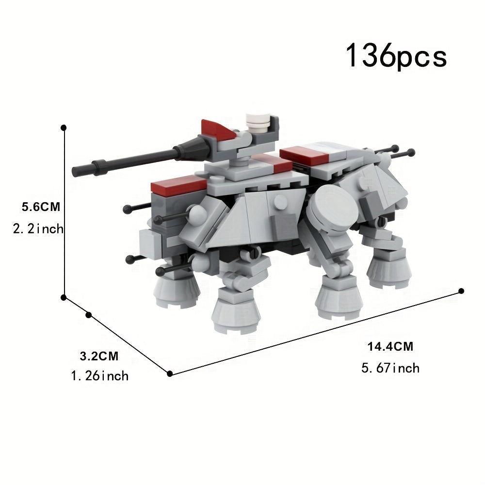 Walking Robot Building Block Mecha for Space Fans