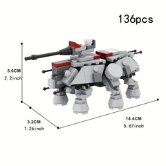 Walking Robot Building Block Mecha for Space Fans