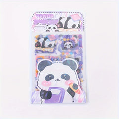 Panda PET Frosted Sticker Soft Panda Shape Pattern 10 16 Cm Waterproof Sticker