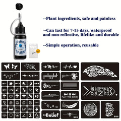 Tattoo Stencil Sheets & Juice Tattoo Dye Paste