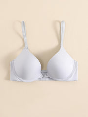 Front Buckle Academic T Shirt Bra & Push Up Bra
