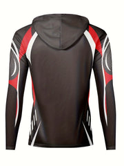 Men's UPF 50 Sun Protection Hoodie Long Sleeve Quick Dry Top