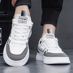Men's Lace up Sneakers Skate Shoes Breathable Walking Shoes