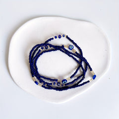 Glow In The Dark Waist Bead Evil Eye African Waist Chain For Girls