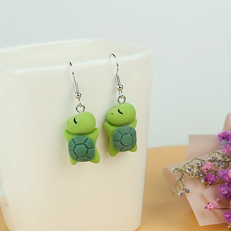 Girls Mermaid Butterfly Dinosaur Turtle Drop Earrings Party Birthday Gift