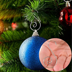 20pcs Christmas Ornament Hooks Metal Wire Hanging Hook For Christmas Tree