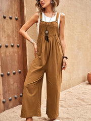 Boho Sleeveless Wide Leg Jumpsuit for Women