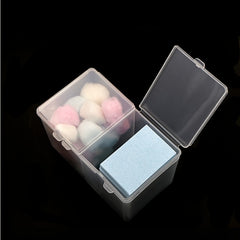Transparent Nail Care Towel Storage Box