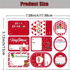 10 Sheets Christmas Decorative Adhesive Seal Labels Stickers