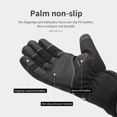 Warm Waterproof Ski Gloves Men Women Outdoor Sports Plus Velvet Cycling Gloves