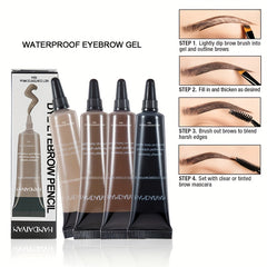 Waterproof Eyebrow Dye Cream, Smudge Proof Styling