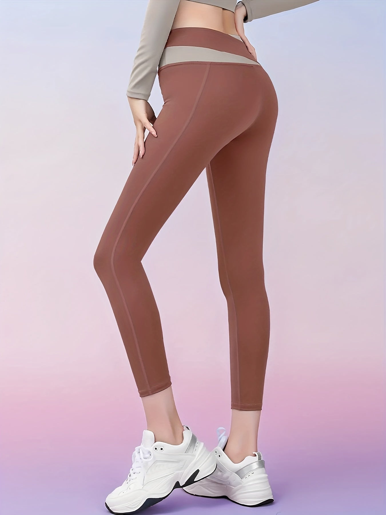 High Waist Leggings Sports Fitness Yoga Running Trousers Women's Activewear