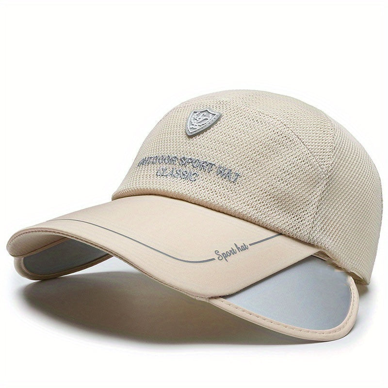 Breathable Mesh Hat Sun Protection Cap Extend Brim