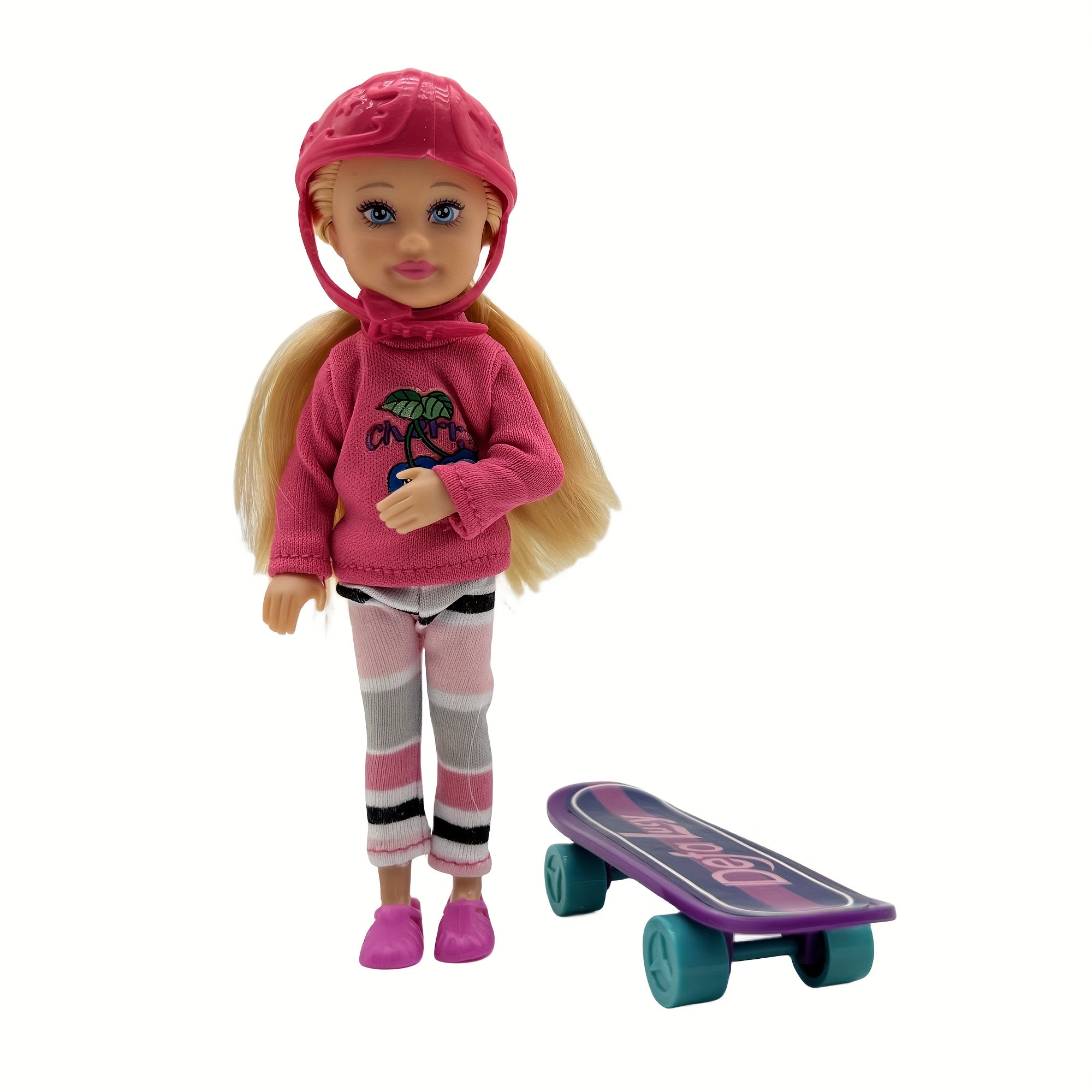 15 Doll with Skateboard and Hat - Christmas, Thanksgiving, Halloween Gift