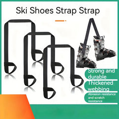 2pcs Skiing Boots Holding Straps Portable Skiing Shoes Binding Straps