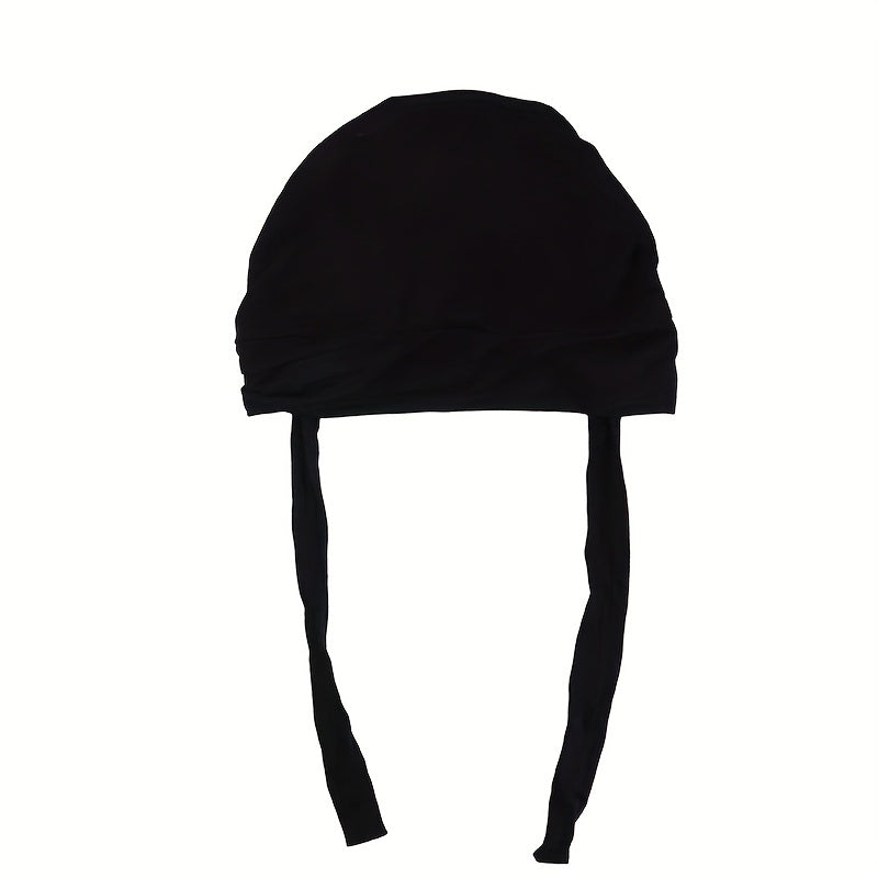 Lace Up Head Scarf Turban Cap for Women