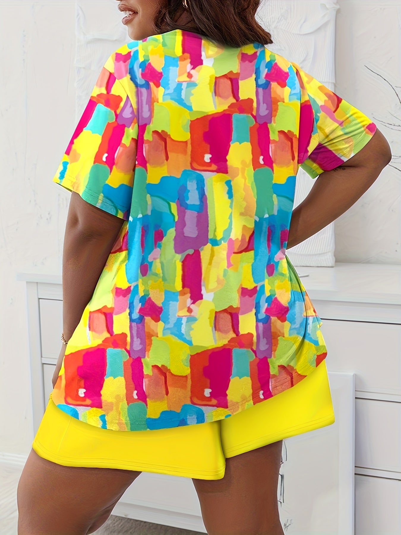Tie Dye Tee & Shorts Pajama Set