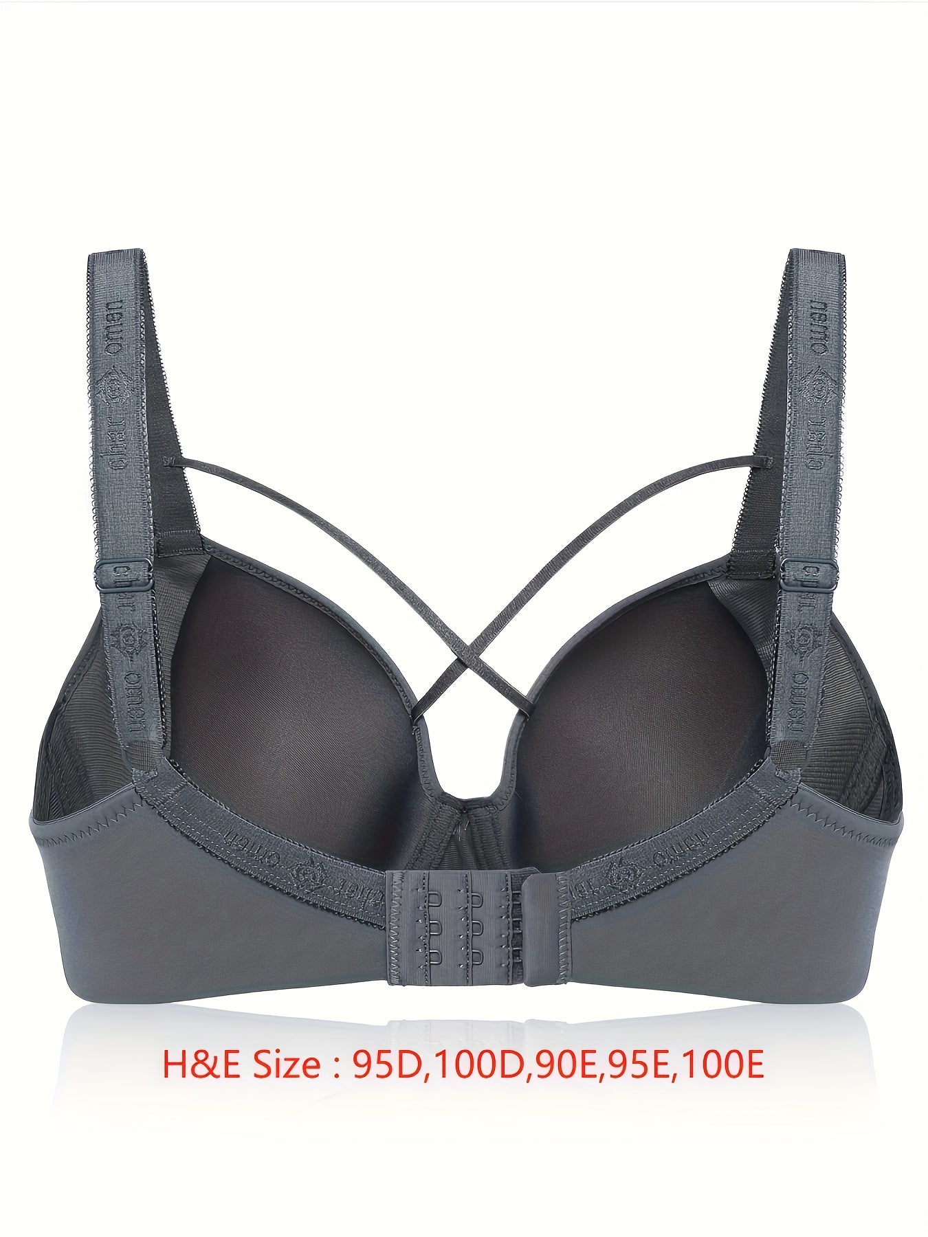 Solid Molded Cup Push Up Comfort Bra
