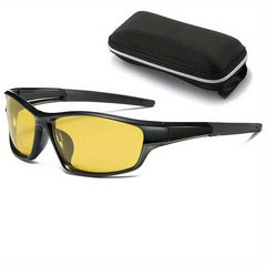 Men's Polarized Sports Sunglasses with Sunglasses Box