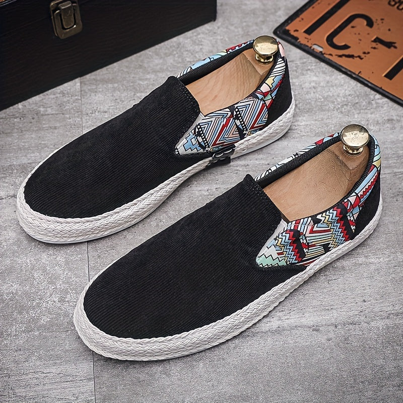 Men's Slip On Canvas Shoes Lightweight Casual Flats