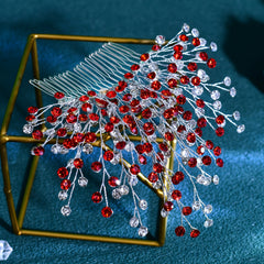 Sparkling Rhinestone Bridal Hair Comb for Weddings Prom HP889