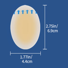 10pcs Invisible Silicone Heel Protector Waterproof Foot Patch