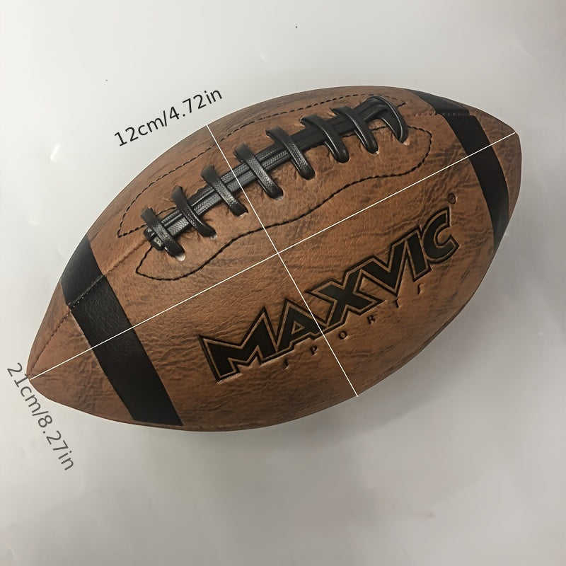 Retro American Football Adult Game Training Rugby Ball Size 3 6 9