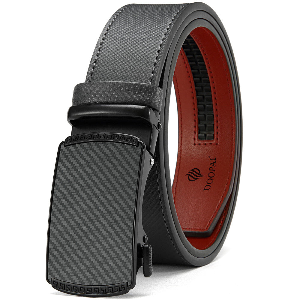 Men's Rivet Synthetic Resin 45cmPU Leather Belt