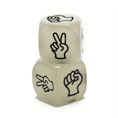 2pcs Funny Luminous Dice for Guessing Game and Drinking, Party Bar