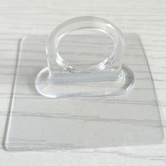 5pcs Wall Storage Hook Shampoo Shower Gel Shelf Self Adhesive Bathroom Holder