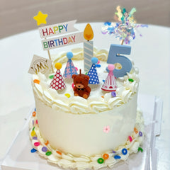 Mini Fur Ball Hats for Cake Decoration